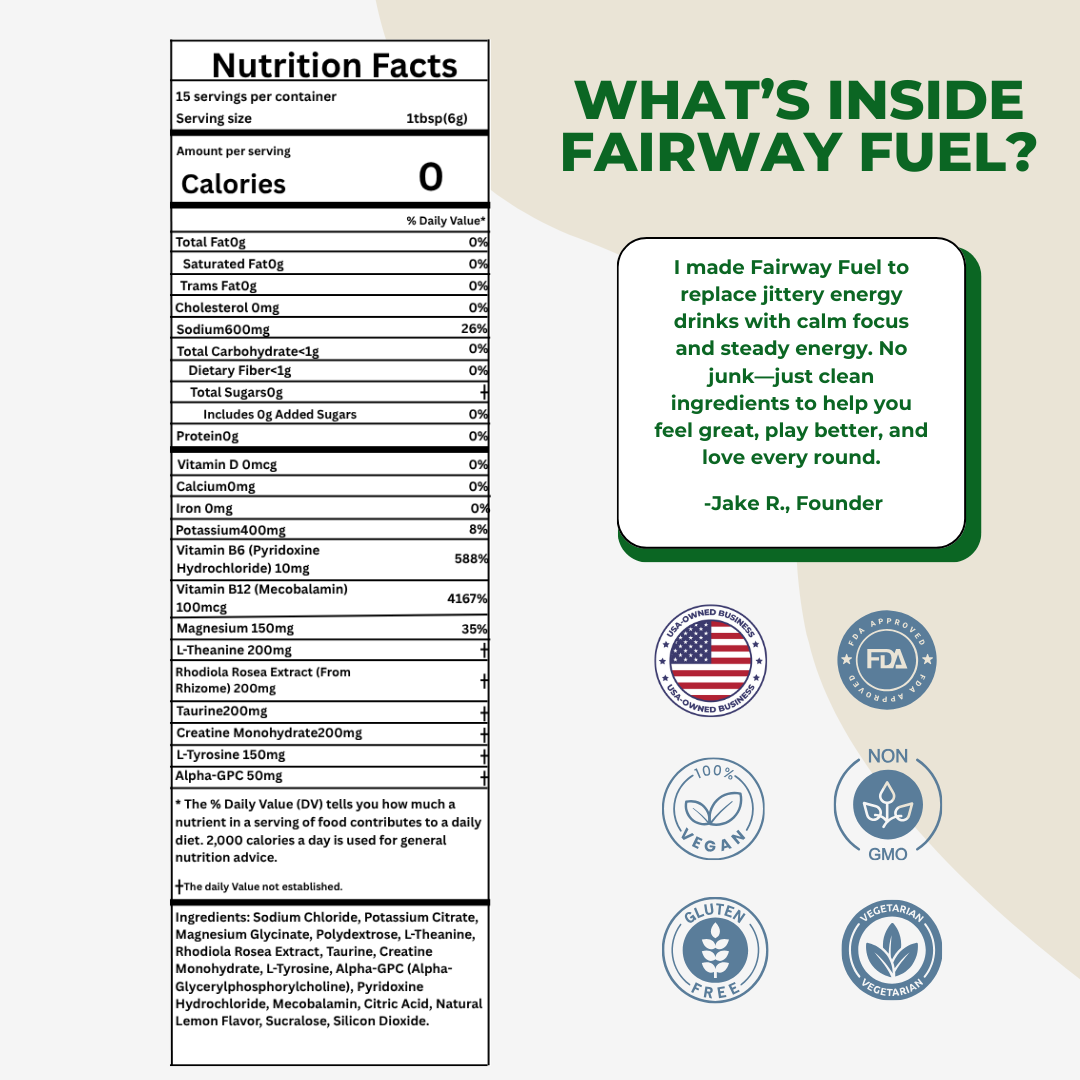 Golf Peformance Supplement